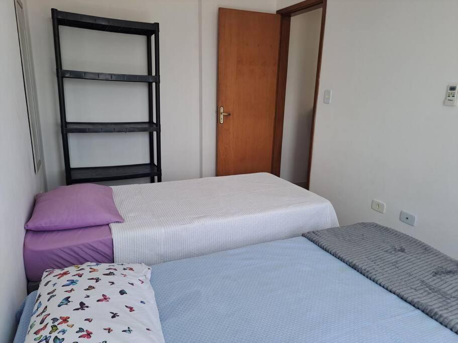 Apto Aconchegante Beira Mar Com Ar No Quarto Solemar Exterior photo